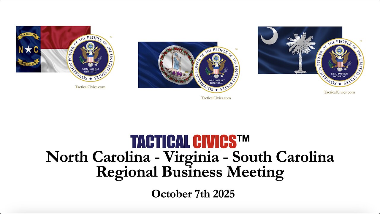 October 2025 Regional Business Meeting NC, SC & VA