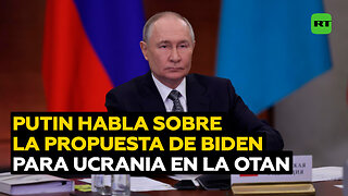 Putin revela qué le propuso Biden sobre el ingreso de Ucrania a la OTAN