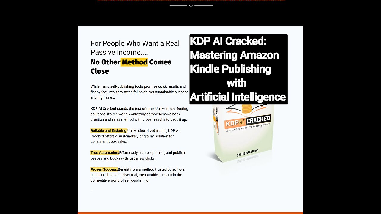 KDP AI Cracked Demo: Dominating Amazon Kindle Publishing with AI Tools