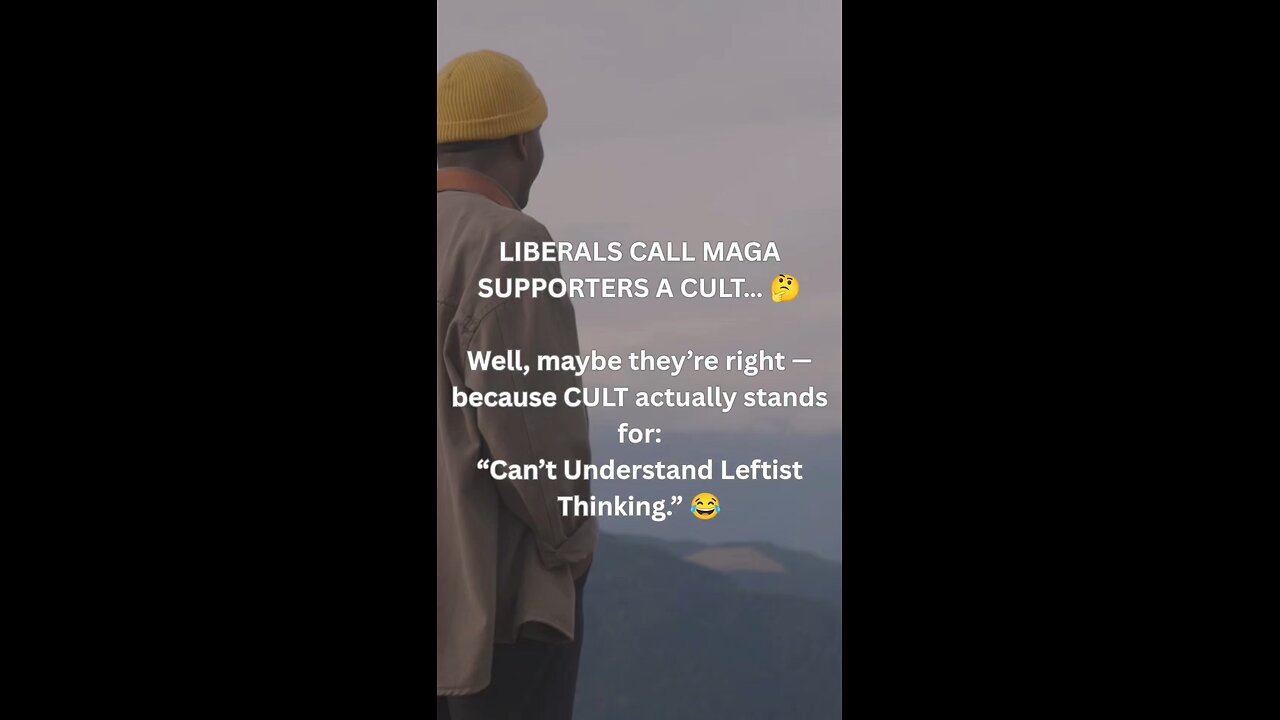 LIBERALS CALL MAGA SUPPORTERS A CULT
