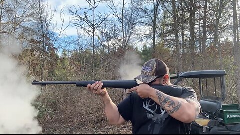My First Time with a CVA Hawthorne .50 Cal Black Powder Muzzleloader, the Results are INSANE!!