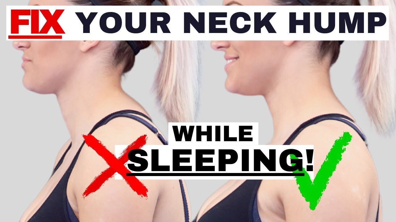 BEST sleeping position to FIX Neck Hump, Hunchback, or Forward Head Posture