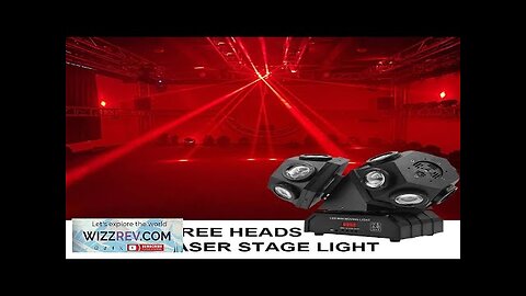 3 heads 18x10w RGBW beam moving head light RGB laser projector professional Review