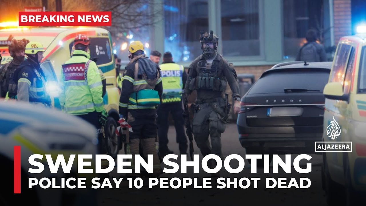 Sweden shooting: Police say 10 people shot dead in attack at education centre