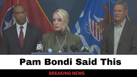AG Bondi Makes Big Revelation After Comey Case Ruling
