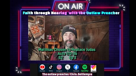 Matthias Chosen to Replace Judas Acts 1:12-26 s2 ep2
