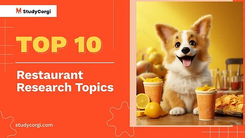 TOP-10 Restaurant Research Topics