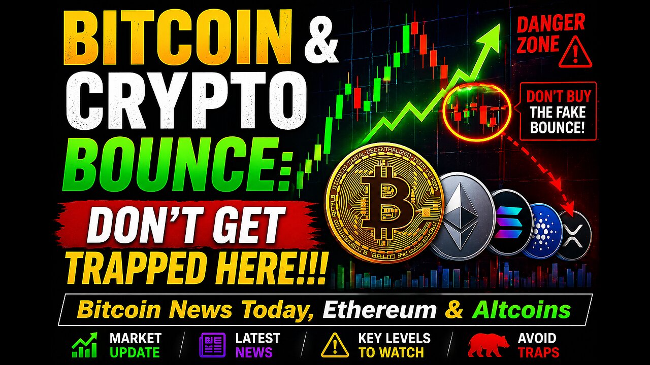 BITCOIN & ALTCOIN BOUNCE: Don't Be Fooled (Warning)!!!