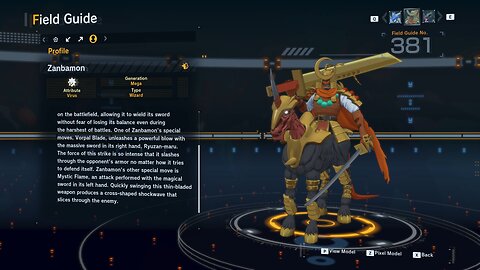 zanbamon all digivolution/de-digivolution/profile Digimon Story Time Stranger