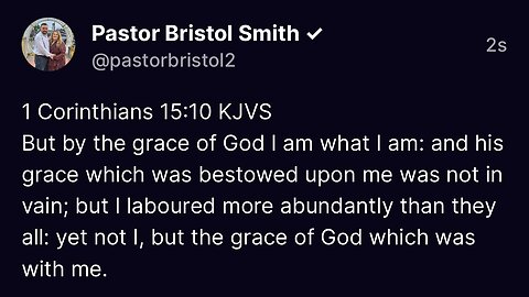 Grace Is The Key!