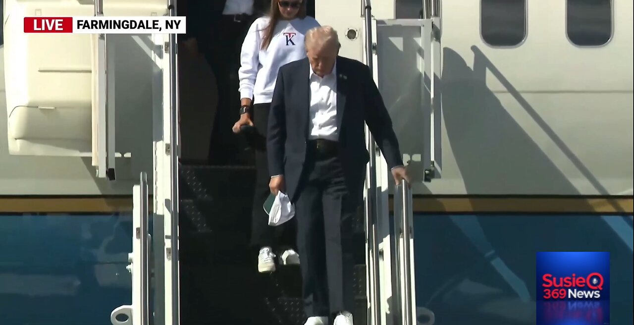 President Trump Arrives in New York, Attends the Ryder Cup