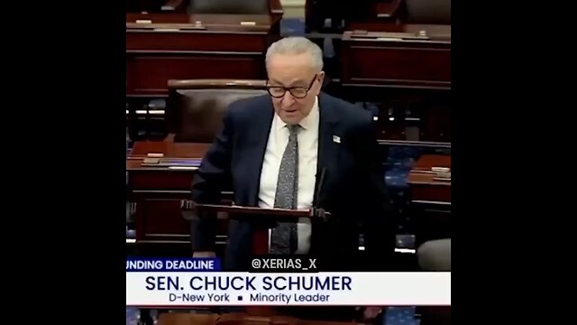 Chuck Schumer talking about Trump’s meme (parody)