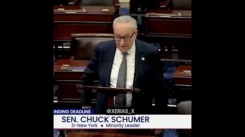 Chuck Schumer talking about Trump’s meme (parody)