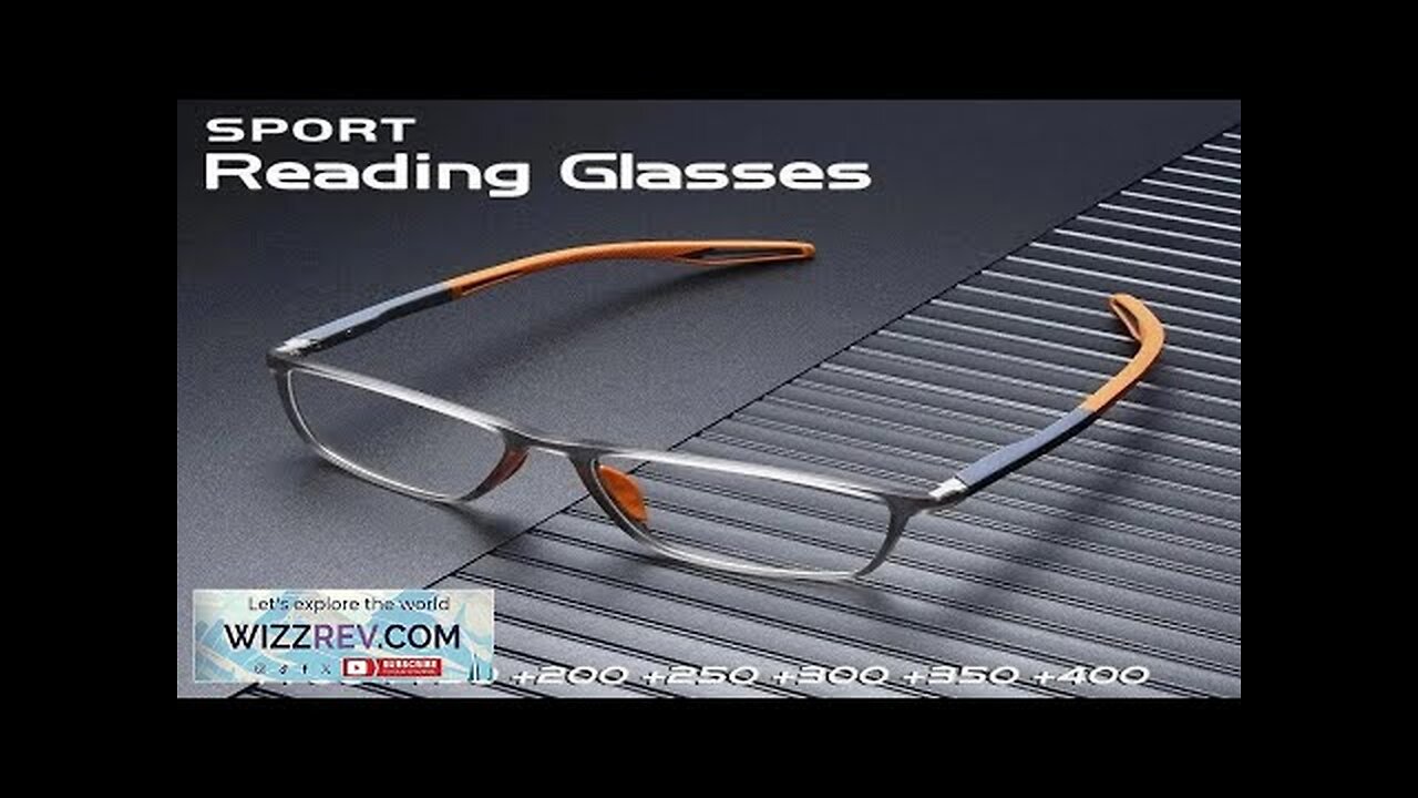 Fashion TR90 Reading Glasses for Men Spring Leg Sports Presbyopia Glasses Anti Review