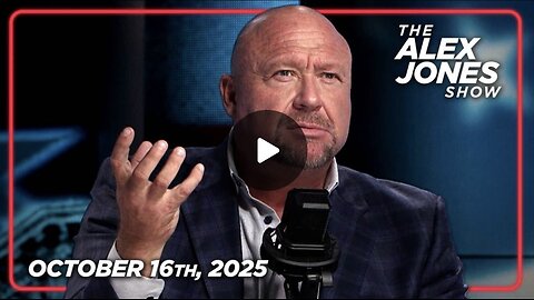 10 16 25 ALEX JONES Treasonous Gov. Pritzker Now Threatening ICE Agents With Arrest