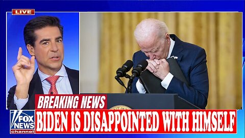 BIDEN IS DISAPPOINTED WITH PRESIDENT DONALD TRUMP