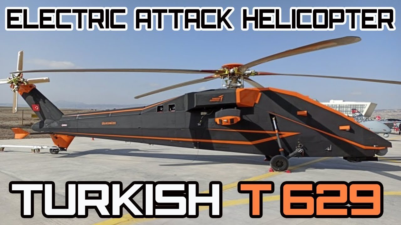 Turkish Aerospace T-629 Electric Attack Helicopter