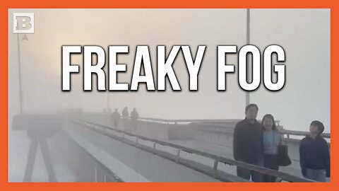 Pier in Los Angeles Disappears in the Midst of Heavy Fog