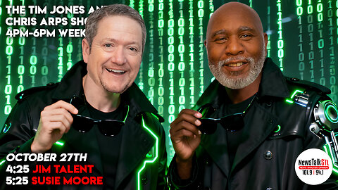 The Tim Jones and Chris Arps Show 10.27.2025 Jim Talent | Susie Moore