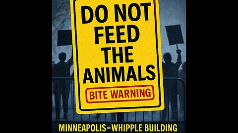 “DO NOT FEED THE ANIMALS” Signs Posted at Whipple Building in Minneapolis