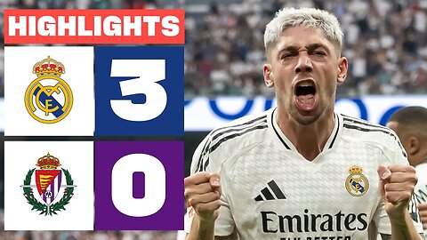 REAL MADRID 3 - O REAL VALLADOLID CF | FULL MATCH HIGHLIGHTS