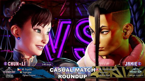 Kuya Kalbo SF6 Casual Match Roundup. Chun Li 4 star Diamond Rank [Hori Fight Stick]