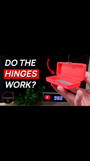 📦 Print In Place Box Test - Bambu A1 3D Print In Place - Bambu Printers - One Piece Print | #Shorts