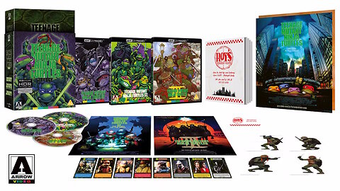 Teenage Mutant Ninja Turtles Trilogy [Limited 4K UHD & Blu-ray Editions *Arrow Store Exclusive*]