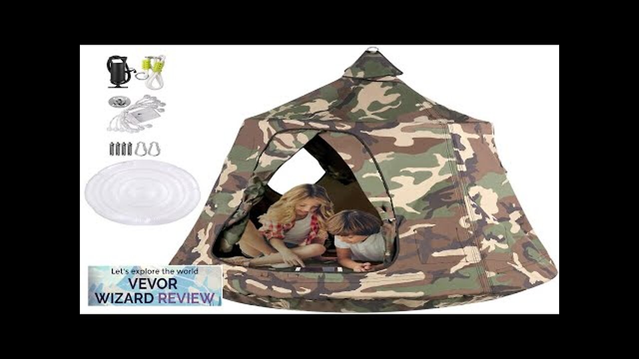 VEVOR Hanging Tree Tent Max. 440 LBS Capacity Tree Tent Swing Hangout ...