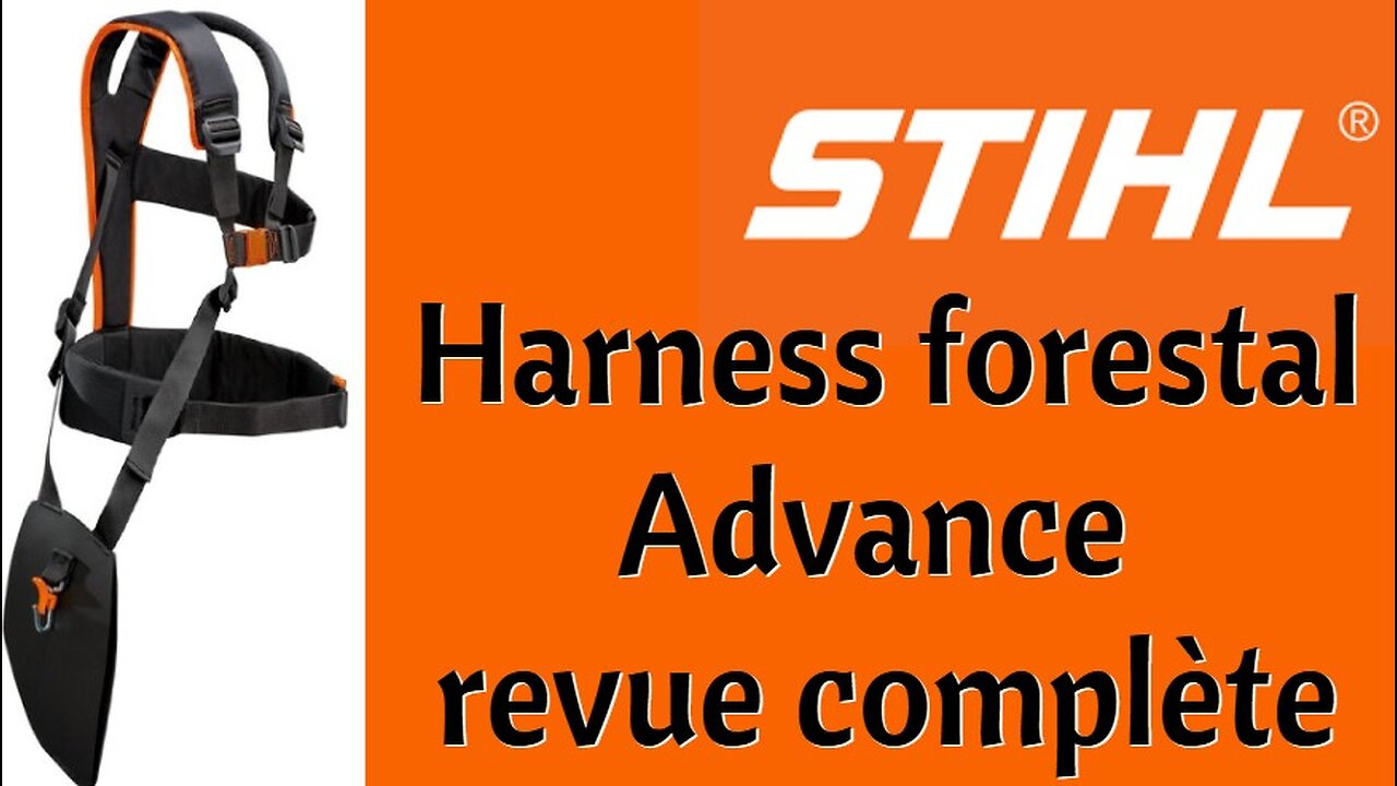 Harnais Stihl Forestal Advance revue complète