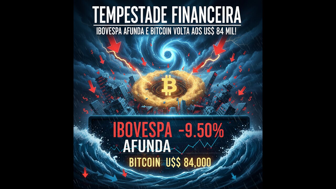 Tempestade Financeira: Ibovespa afunda e Bitcoin volta aos US$ 84 mil!.