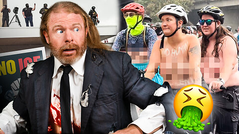 Naked Protestors Gross Out ICE Agents! Trump Gets Pfizer’d? And more!