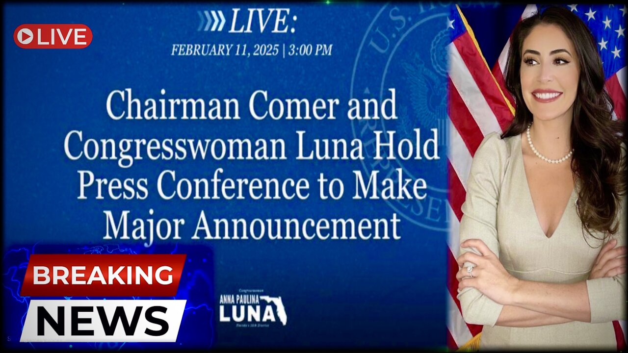 🚨 BREAKING NEWS: Congresswoman Luna Makes MAJOR Announcement LIVE 🚨