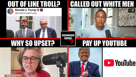 Trump’s Hilarious AI Troll, Don Lemon Slams White Men, Rosie’s Therapy, YouTube Pays Trump $24.5M
