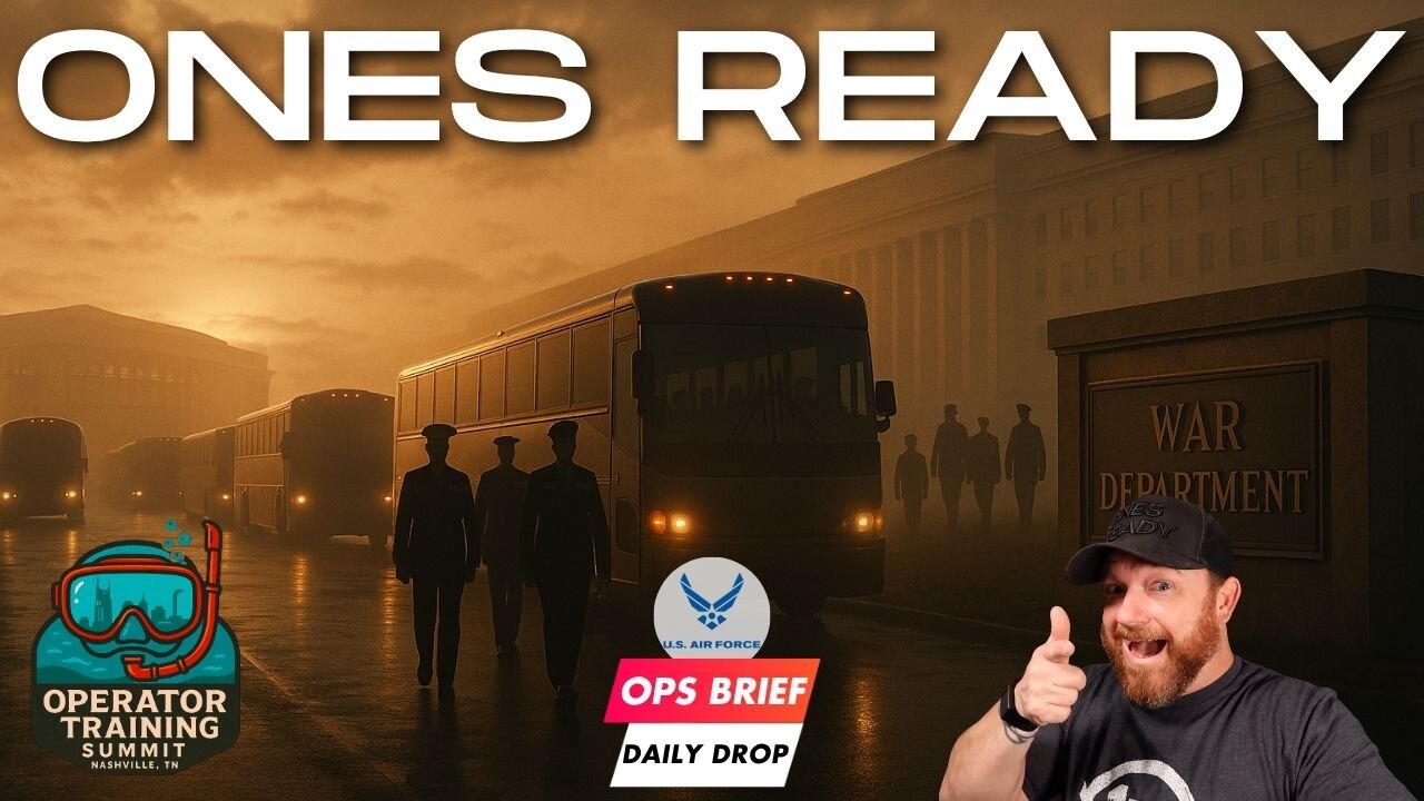Ops Brief 104: Daily Drop - 30 Sep 2025 - Hegseth & Trump Speech: Culture Reset or Chaos?