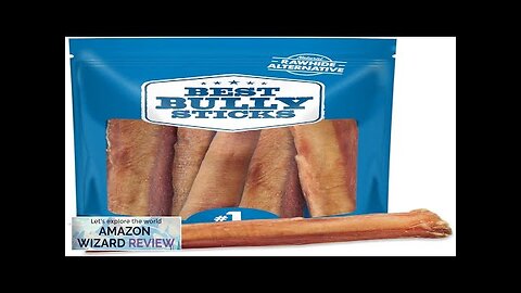 Best Bully Sticks All Natural 6 Inch Thick Bully Sticks for Large Review