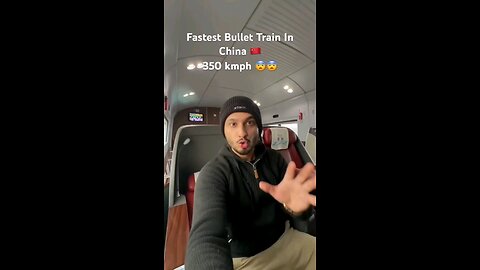 Fastest Bullet Train in the World | China 🇨🇳 #travelwithak #china #vlog