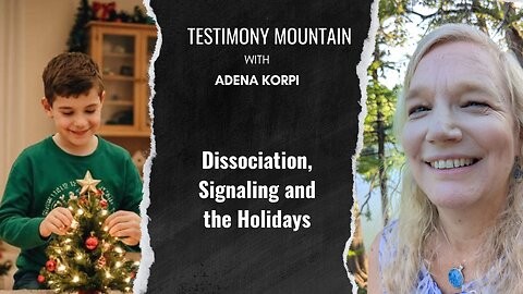 Dissociation, Signaling and the Holidays