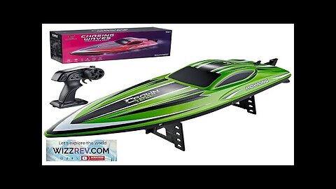 HXJRC HJ818 PRO RTR 2.4G 35km/h Brushless RC Boat Capsize Reset High Review