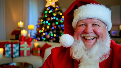 Terrifying Santa Claus caught on CCTV