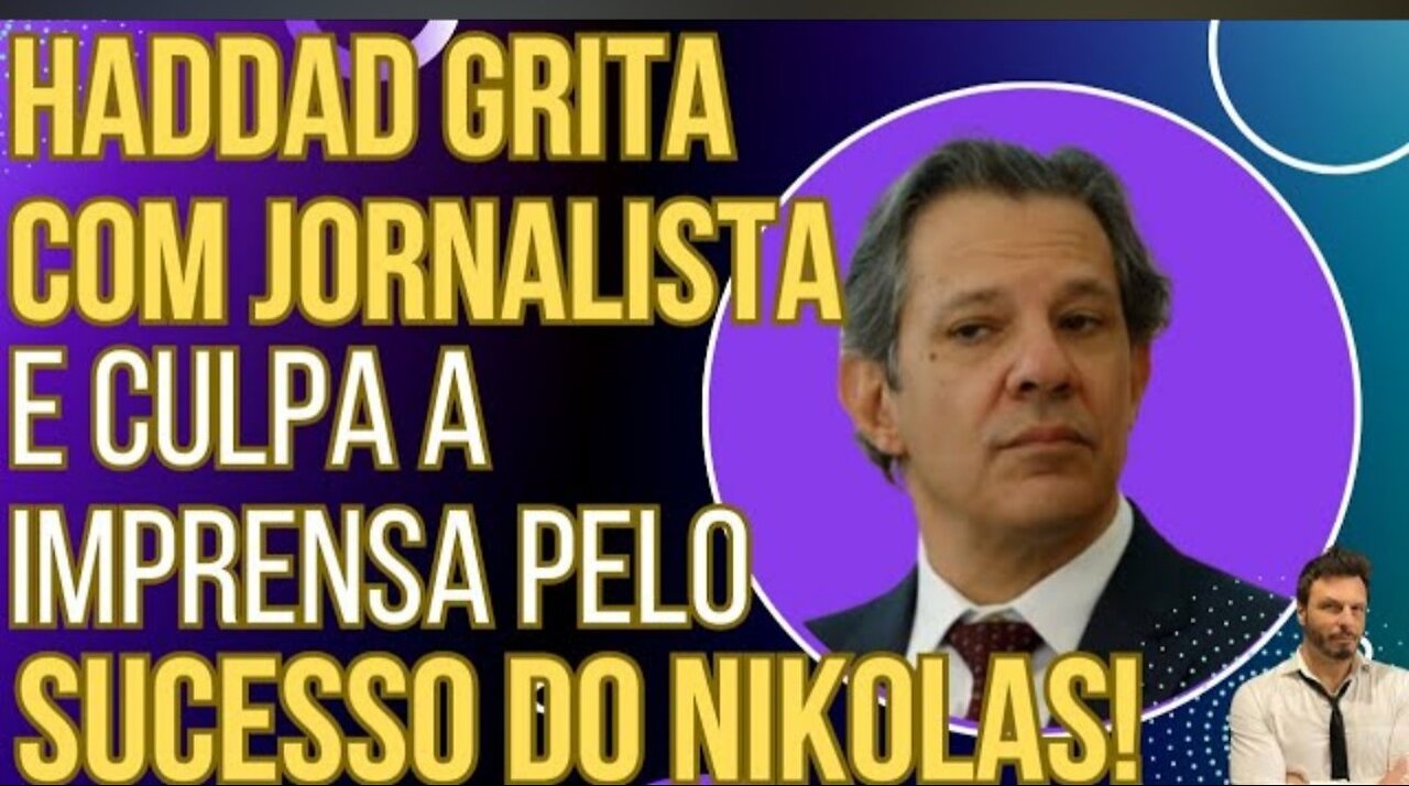 THaXad perde a cabeça com jornalista ao vivo, grita e culpa a imprensa pelo sucesso do Nikolas!