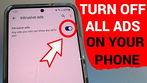 How to Turn OFF ALL ADS on Android Phone.