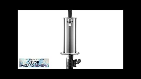 VEVOR Beer Tower Single Faucet Kegerator Tower Stainless Steel Draft Beer Tower Review