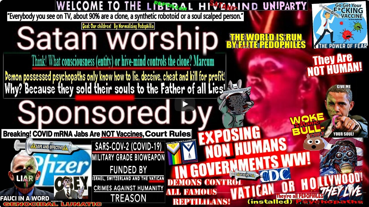 Demonic worship in the Grammy's, sponsored by Pfizer, how Satan worship occurs in the open.