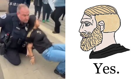 Agitator Finds Out After Hitting A Police Officer In The Head With A Drink