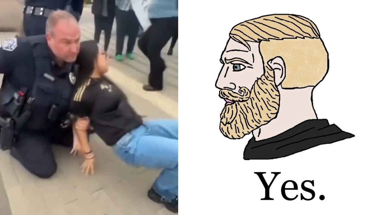 Agitator Finds Out After Hitting A Police Officer In The Head With A Drink