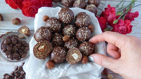 3-Ingredient Chocolate Hazelnut Truffles That Taste Like Ferrero Rocher