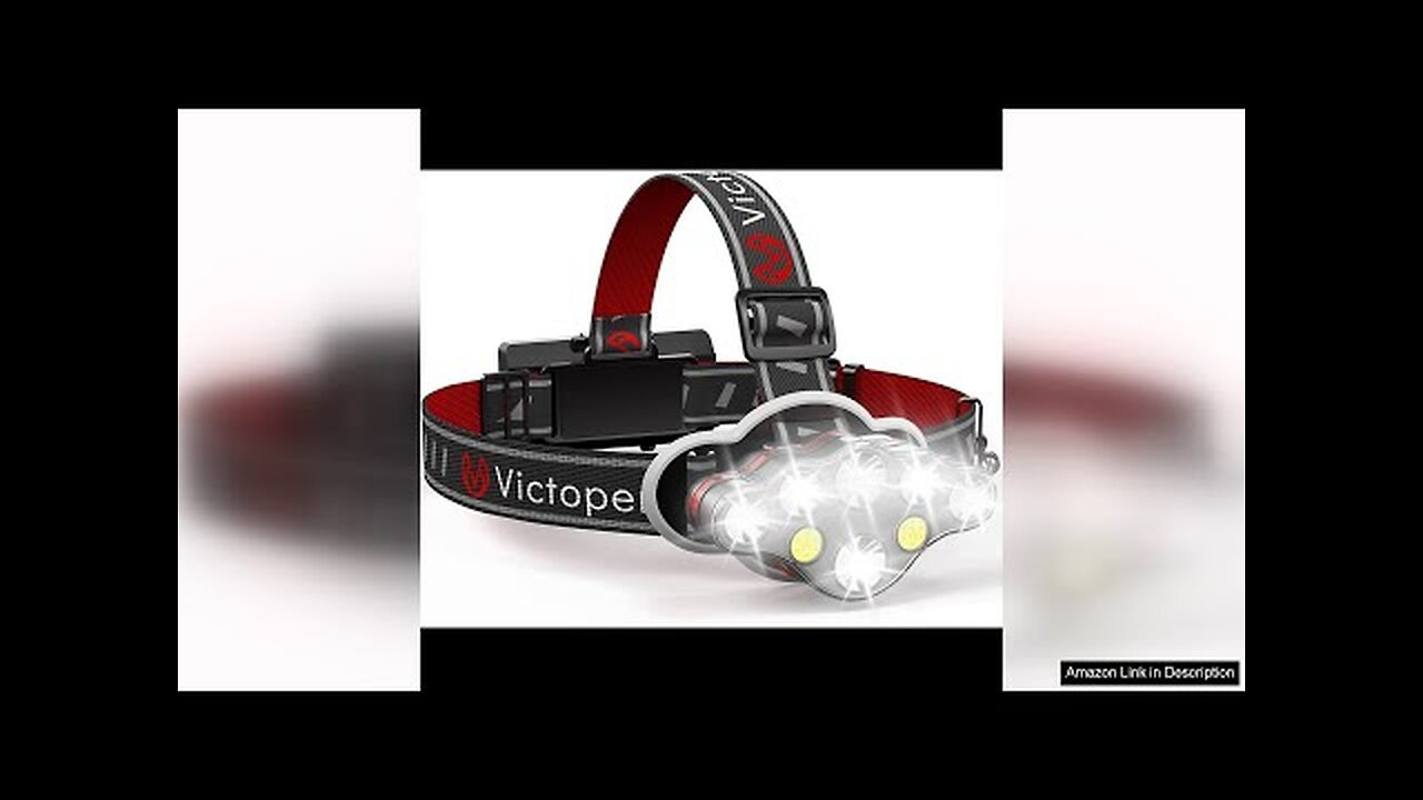 Victoper Rechargeable Headlamp, 8 LED 18000 High Lumen Bright Head Lamp Review