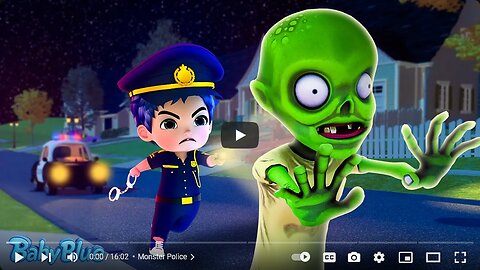 Monster Police _ Kids Songs & Nursery Rhymes _ Baby Blue