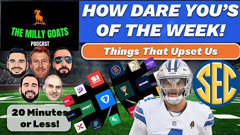 How Dare You's: Dak Prescott, A Milkshake, & The SEC